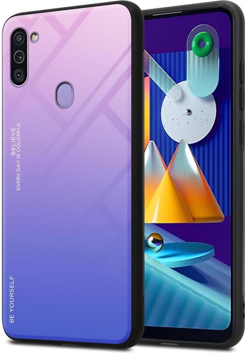 Produktbild Cadorabo TPU 2 Farben Glas Cover (Samsung Galaxy M11, Samsung Galaxy A11)