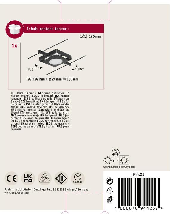 Actual product image Paulmann Wire System MacLED (450 lm)