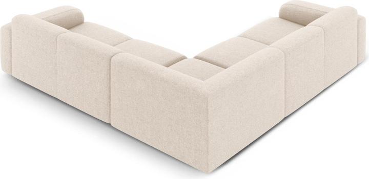 Actual product image Micadoni Symmetrical Corner Sofa, "Molino", 5 Seats, 252x252x75 Made in Europe (Corner sofa)