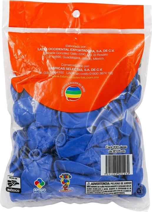 Actual product image Globos Latex Plain Balloons (Pack of 100)