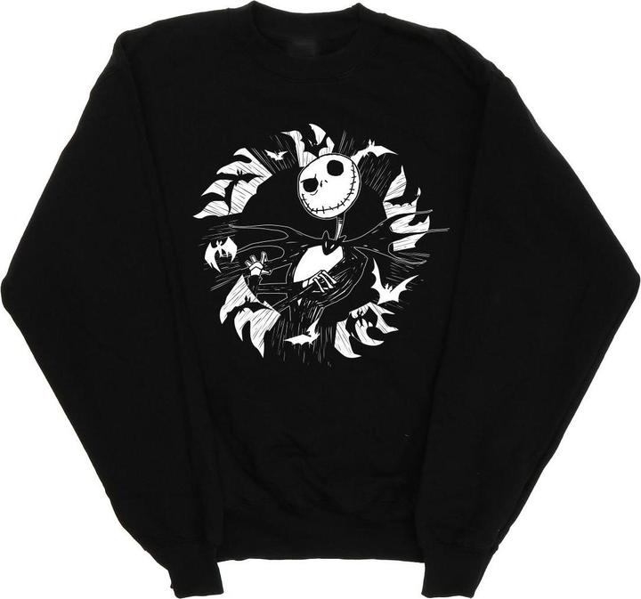 Produktbild Disney Nightmare Before Christmas Jack Bat Circle Sweatshirt (S)