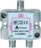 Actual product image EsoSAT Sat distributor 2-fold with DC voltage passage (Other)