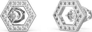Actual product image Guess Charming steel earrings with zircons Tiny Dancer JUBE04651JWRHT/U