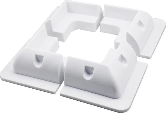 Produktbild Autarking Solar Spoiler Eckprofil Set weiss (4 Stück) (Solaranlage Montagematerial)