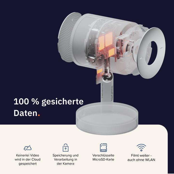 Image du produit Netatmo Smarte Innenkamera Advance (schwarz)210 (2560 x 1440 Pixels)