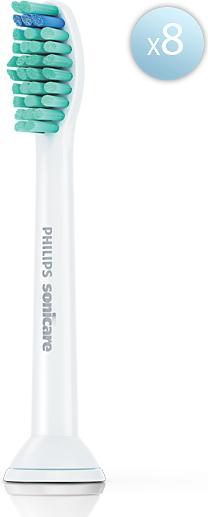 Image du produit Philips Sonicare Sonicare C1 ProResults Genuine Replacement Toothbrush Heads - Pack of 8 (8 x)