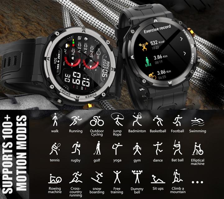 Actual product image Herren-Smartwatch RNCF25-1 SCHWARZ