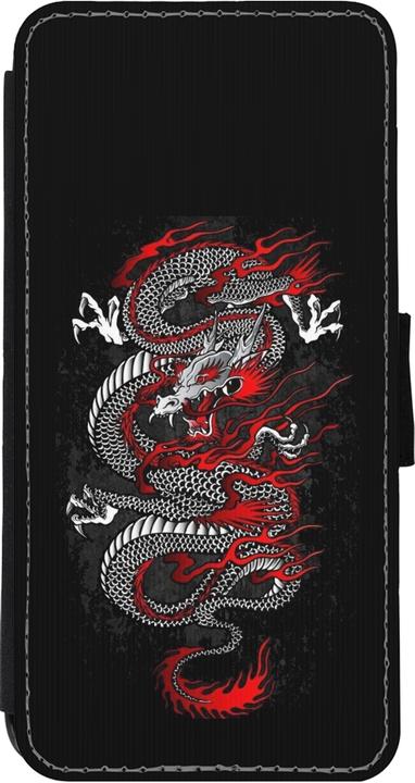 Immagine prodotto PhoneLook Portafoglio Coque noir stile giapponese Dragon Tattoo Rosso Nero (Apple iPhone 11)