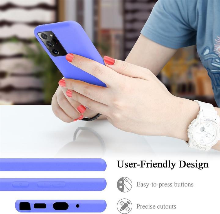 Immagine prodotto Cadorabo Copertura della cassa del silicone liquido TPU (Samsung Galaxy Note 20 Ultra)