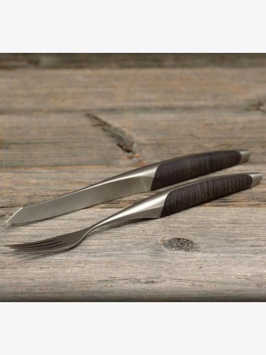 Actual product image Sknife Steak cutlery 2-piece set ash (2 Piece, Cutlery set)
