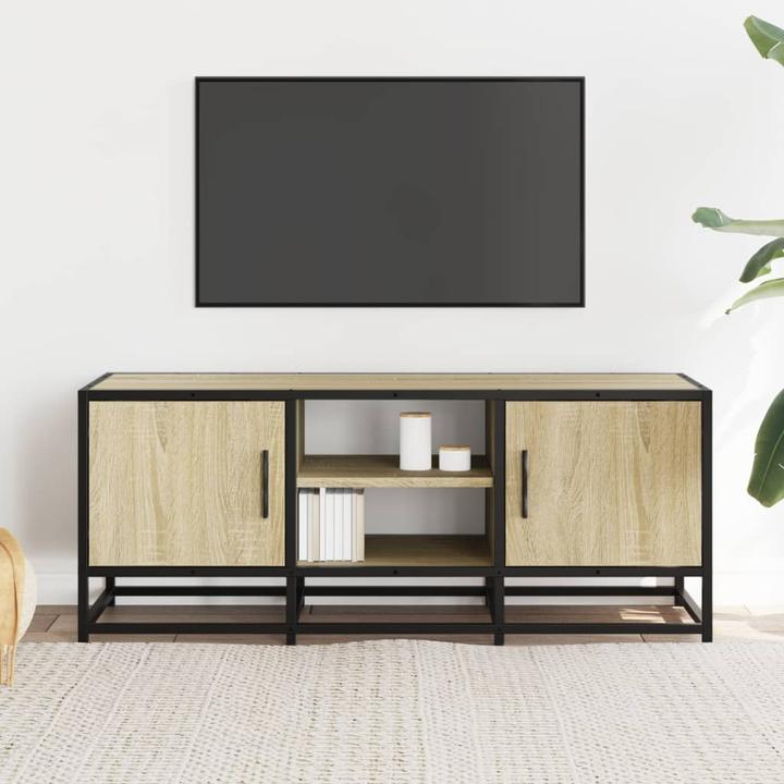 Image du produit VidaXL Armoire TV Lowboard Meuble TV Chêne Sonoma (100 x 35 x 41 cm)