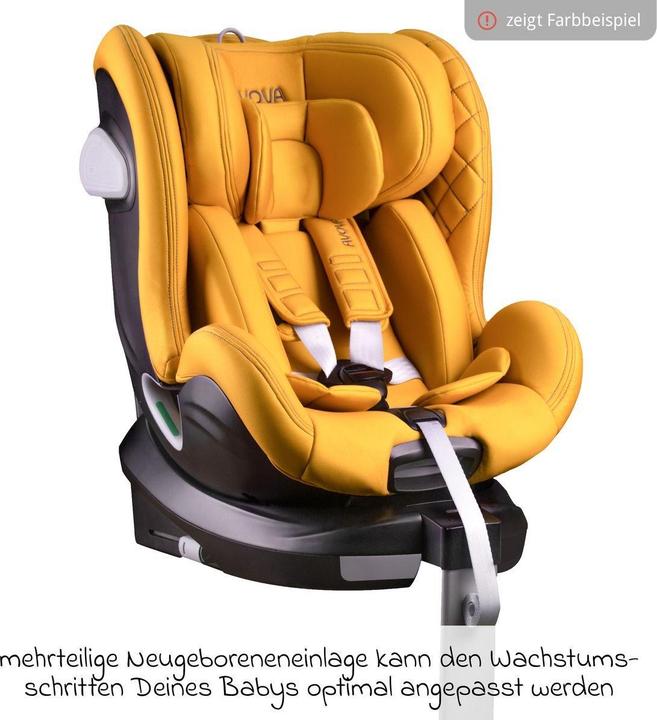 Actual product image Avova Swan-Fix I-Size Reboard child seat (Reboarder, ECE R129/i-Size Standard)