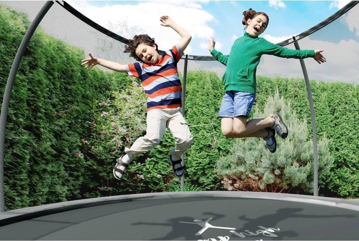Produktbild Gymrex Trampolin Gartentrampolin Outdoor Kindertrampolin Netz Randabdeckung 305 x 180cm (305 cm)