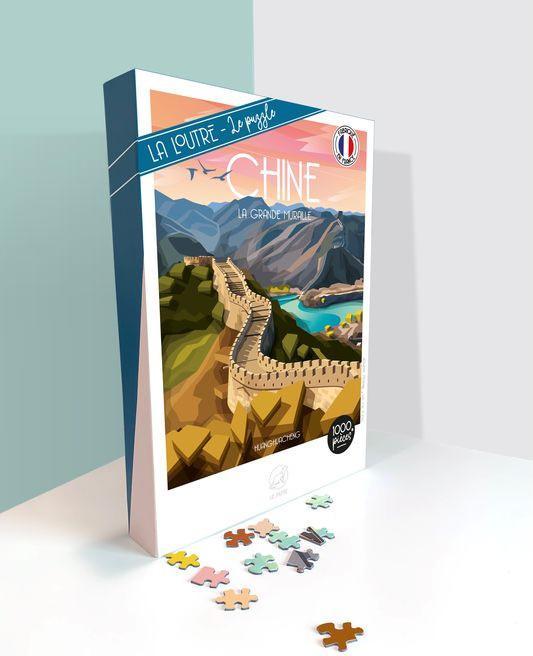 Actual product image La Loutre Puzzle 1000 pieces Chine The Great Wall (1000 pieces)