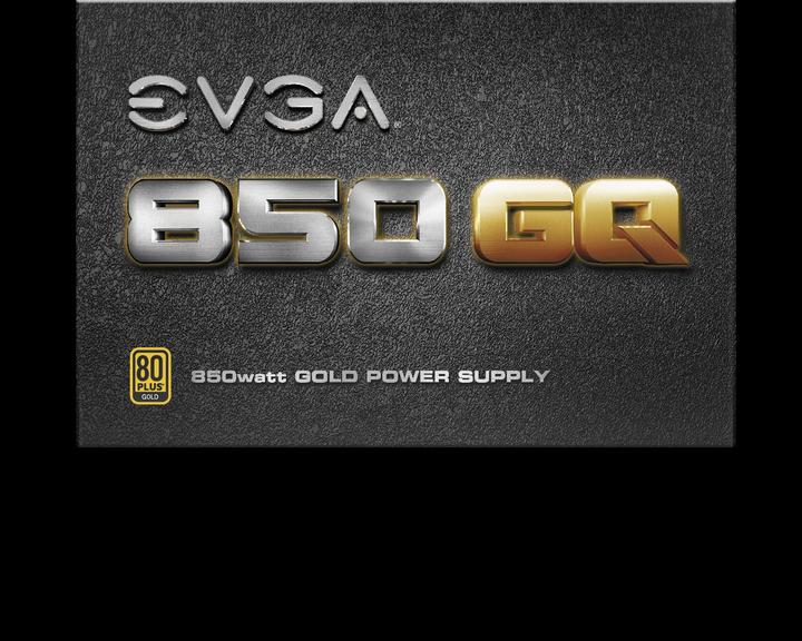 Actual product image EVGA Power supply unit 850 GQ 850 W, 80 PLUS Gold, fully modular (850 W)