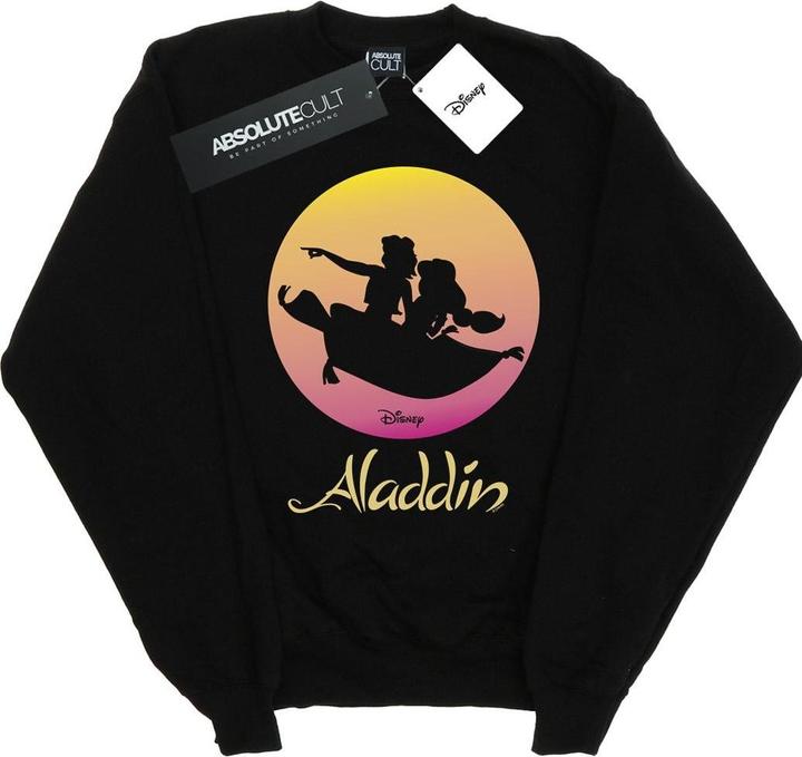 Actual product image Disney Mens Aladdin Flying Sunset Sweatshirt (XL)
