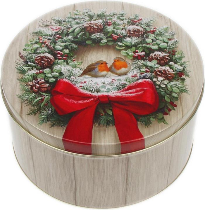 Actual product image Gawol GAW biscuit tin robin Ø18cm