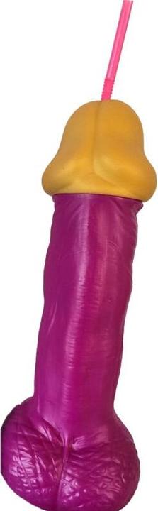 Actual product image Diablo Picante Vaso Pene PlãStico Fucsia