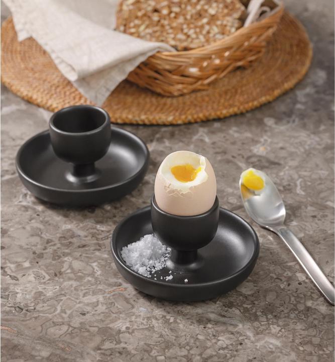 Image du produit Eva Solo - Nordic kitchen Eierbecher - Black - 2 St. H6 cm x 11 cm (2 x)