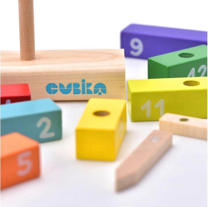 Produktbild Cubika Holzbausatz Uhr