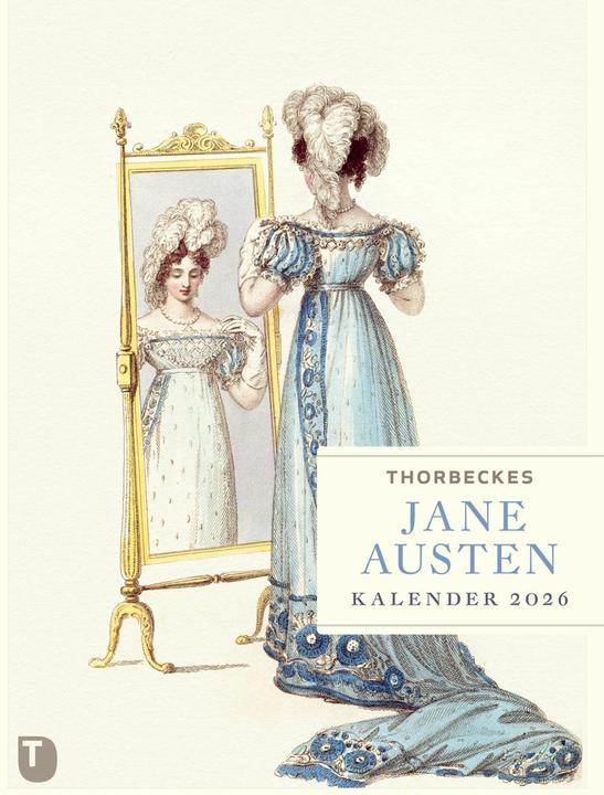 Actual product image Thorbeckes Jane Austen-Kalender 2026 (24 x 32 cm, Hardcover, German)