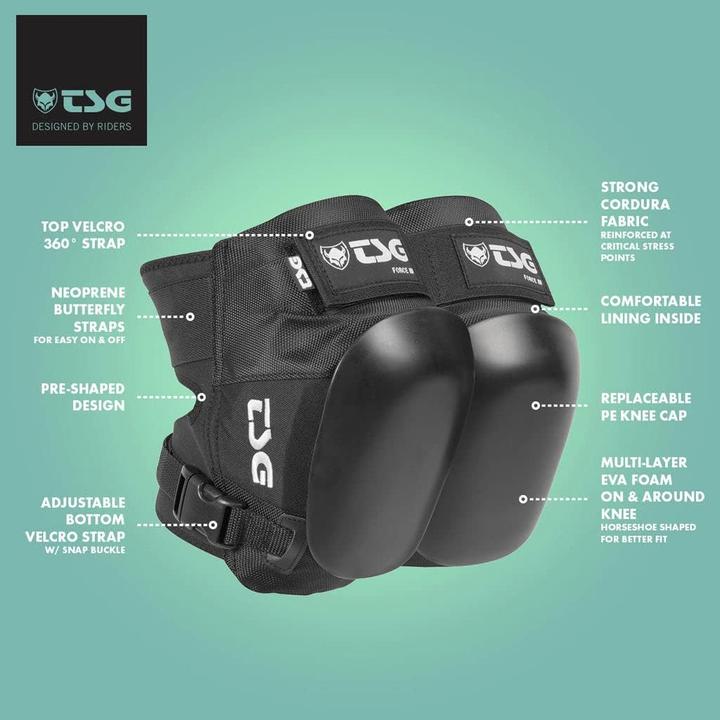 Immagine prodotto TSG Ginocchiere Forza Iii (XL, Ginocchiera, Coppia)