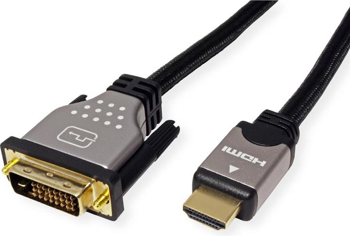 Actual product image Roline DVI — HDMI (Typ A) (10 m, DVI, HDMI)