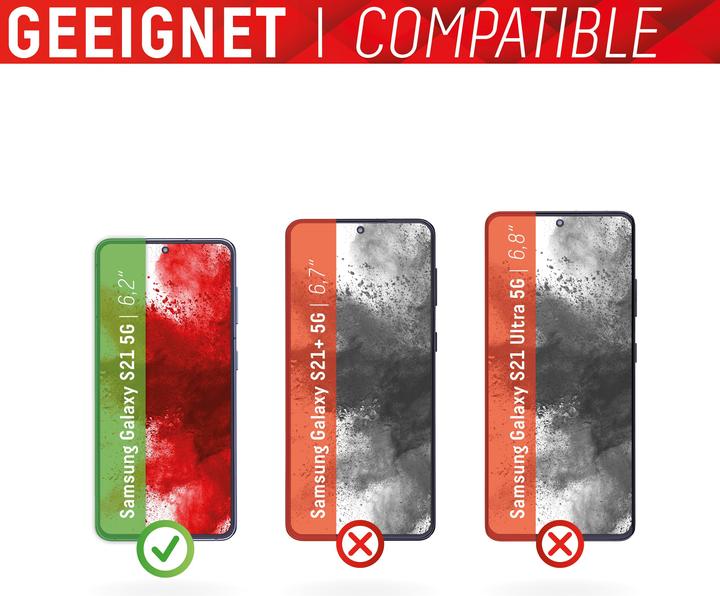 Produktbild Displex Real Glass, Full Cover Panzerglas (1 Stück)