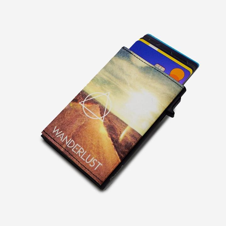 Actual product image Paprcuts RFID Alu Kartenetui Wanderlust