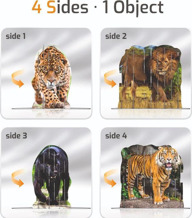 Produktbild Ravensburger 4S Wild Cats (21 Teile)