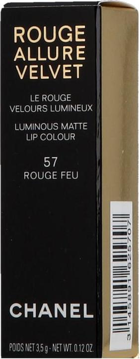 Produktbild Chanel Rouge Allure Velvet (57 Rouge Feu)