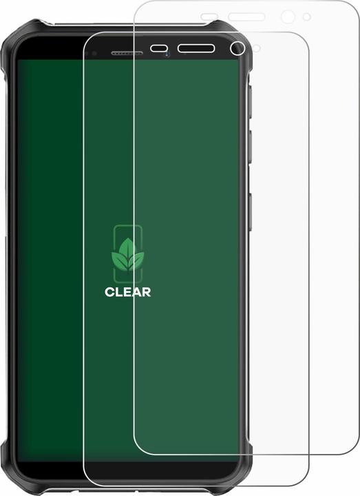 Actual product image ScreenLeaf Screen Protector sustainable Screen Protection, clear, anti-scratch (2 Piece, Ulefone Armor X12 Pro)