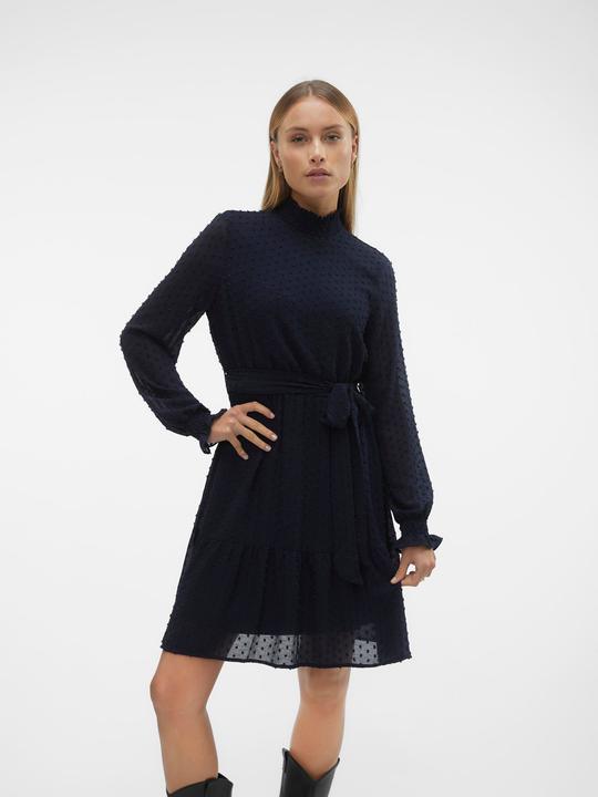 Actual product image Vero Moda Vmluna Ls High-Neck Short Dress Wvn Exp Dress (XL)