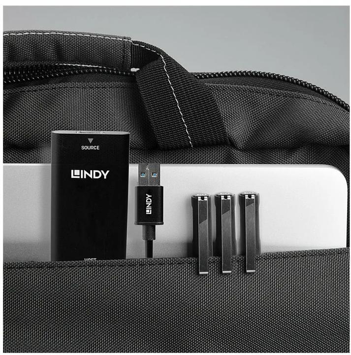 Productafbeelding Lindy USB Typ-A zu (HDMI, 15 cm)