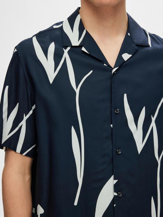 Image du produit Selected Homme Chemise à manches courtes imprimée (L)