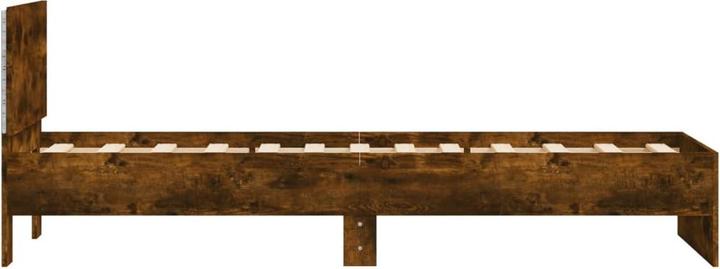 Produktbild VidaXL Bettgestell mit Kopfteil und LED-Beleuchtung (160 x 200 cm)