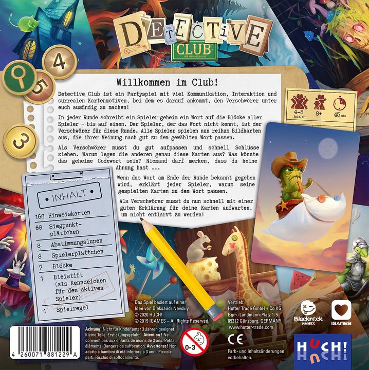 Produktbild Detective Club (Deutsch)