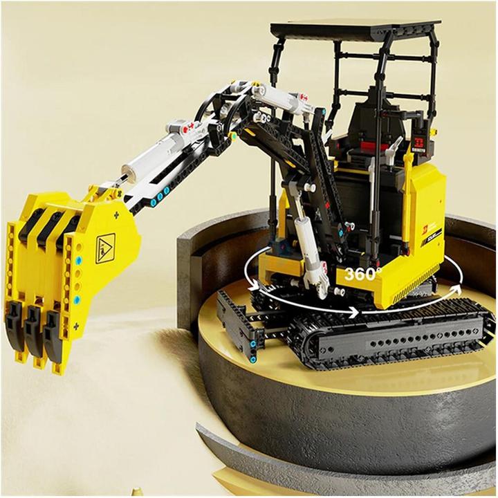 Produktbild HappyBuild 22006 - Kleiner Bagger (RC) (1718 Teile)