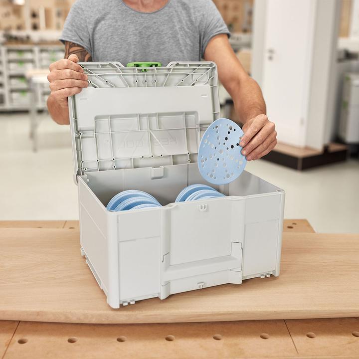 Produktbild Festool Schleifmittel-Systainer³ SYS-STF D150 GR-Set (P80, P180, P220, P60, P120, P150)