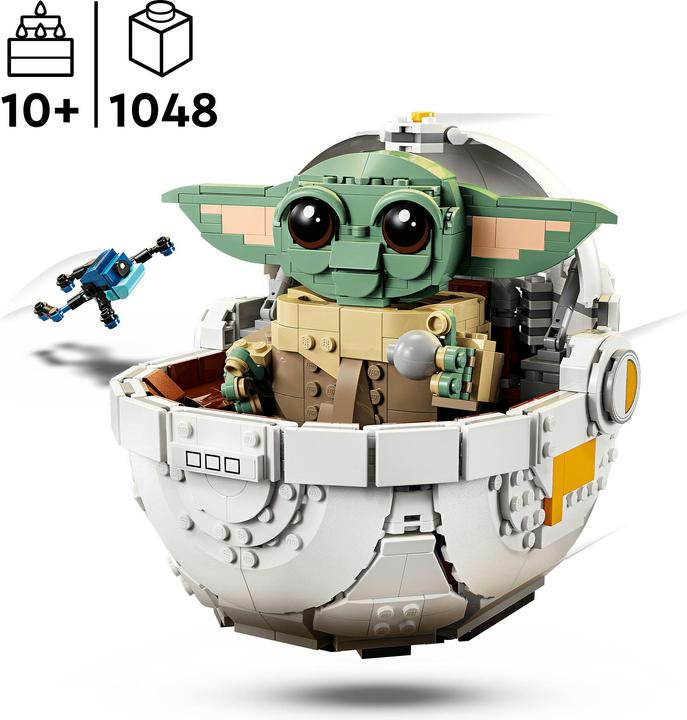 Produktbild LEGO Grogu in seiner Repulsorwiege (75403, LEGO Star Wars)
