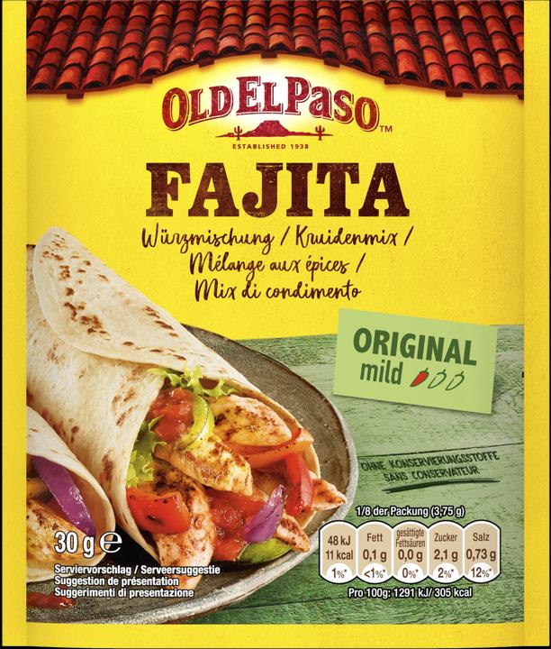 Immagine prodotto Old El Paso Miscela di condimento Fajita 30 g (35 g)