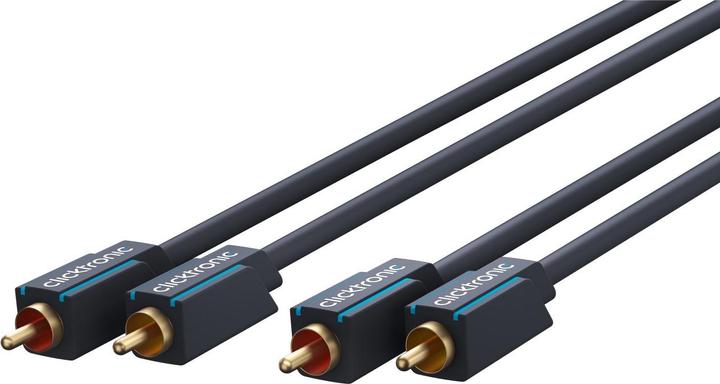 Actual product image clicktronic Stereo audio cable (2 m, Cinch)