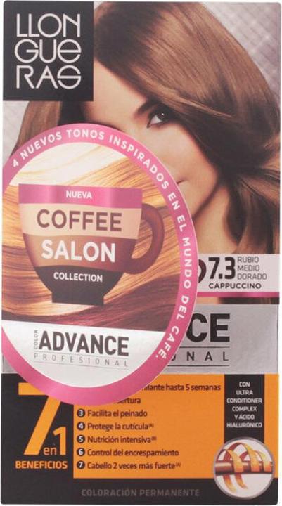 Produktbild Llongueras COLOR ADVANCE #7,3-rubio medio dorado (7.3)