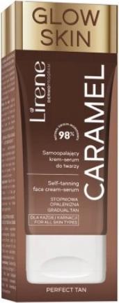 Lirene Self Tanning Face Cream-Serum Self-Tanning Face Cream-Serum Caramel 50Ml (Selbstbräunungsschaum, 50 ml)