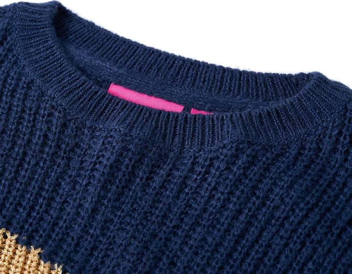 Immagine prodotto VidaXL Maglia per bambini blu navy 116,Materiale: 67 (116)