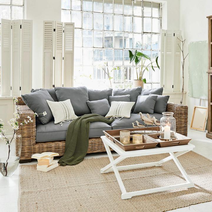 Image du produit Loberon Canapé Rimini marron/gris