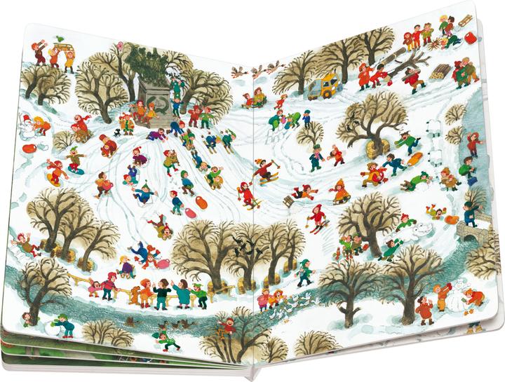 Actual product image Ravensburger My Wimmelbuch: Spring, summer, autumn and winter - cardboard picture book from 2 years, picture (German)