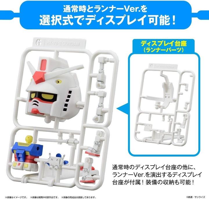Immagine prodotto Bandai GUNDAM - Set 1/1 Gunpla-Kun DX (con versione Runner) - Model Kit