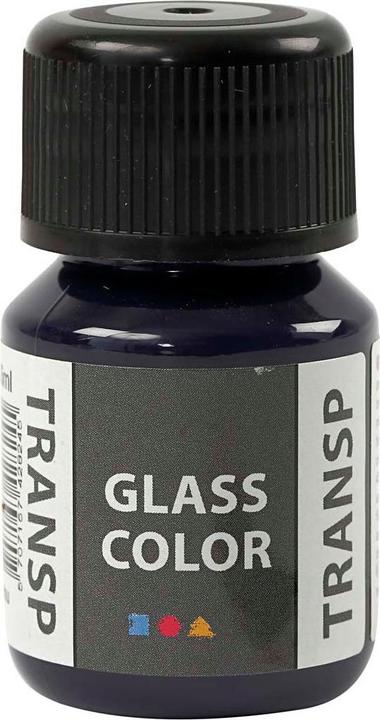 Produktbild Creativ Company Glasfarbe, transparente Farbe – Marineblau, 30 ml (Marineblau, 30 ml)