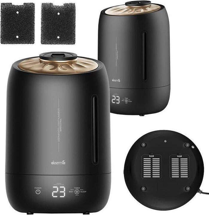 Actual product image Deerma Ultrasonic humidifier F600 black (30 m²)